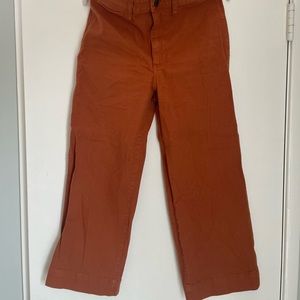 Madewell Slim Emmet Wide Leg Crop